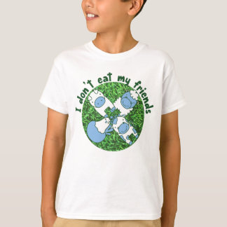 Jag äter inte mina vänner, vegan vegetarian söt an t shirt
