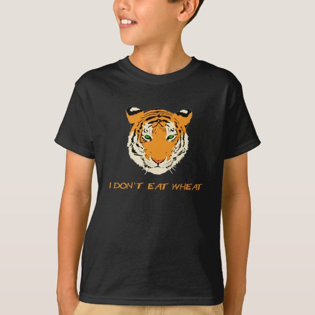 Jag äter inte vete t-shirt (Framsida)