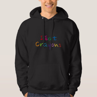 Jag äter Kritor Teckning Paiting Kids Children Bar Hoodie