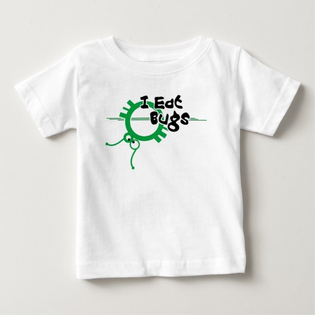 Jag äter kryp t-shirt (Framsida)