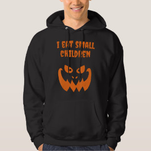 Jag äter små barn Halloween dräktig dräktighet Hoodie