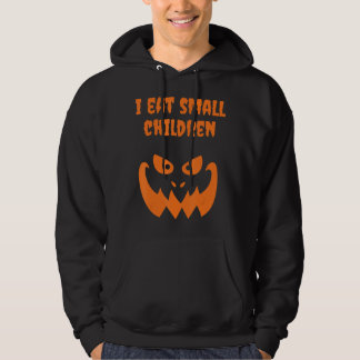 Jag äter små barn Halloween dräktig dräktighet Hoodie