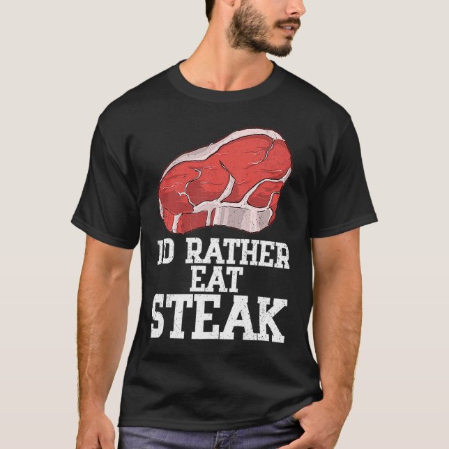 Jag äter tämligen högljutt rast Kött, matnötskon T Shirt (Framsida)