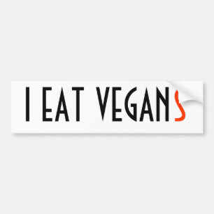 JAG ÄTER VEGAN BILDEKAL