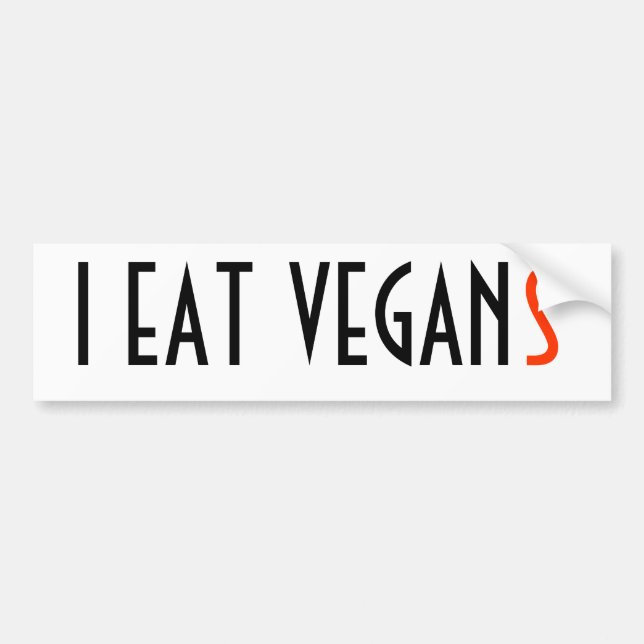 JAG ÄTER VEGAN BILDEKAL (Framsidan)