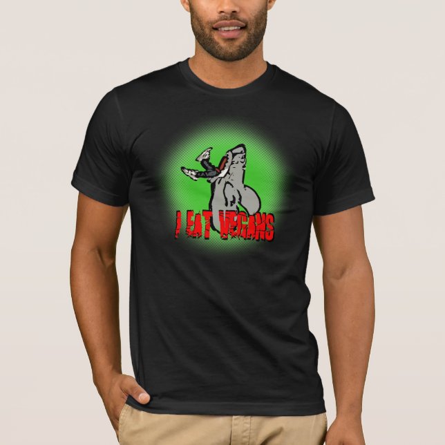 Jag äter Vegans T-shirt (Framsida)