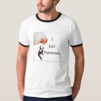 Jag äter vegetarianskjortan t shirt