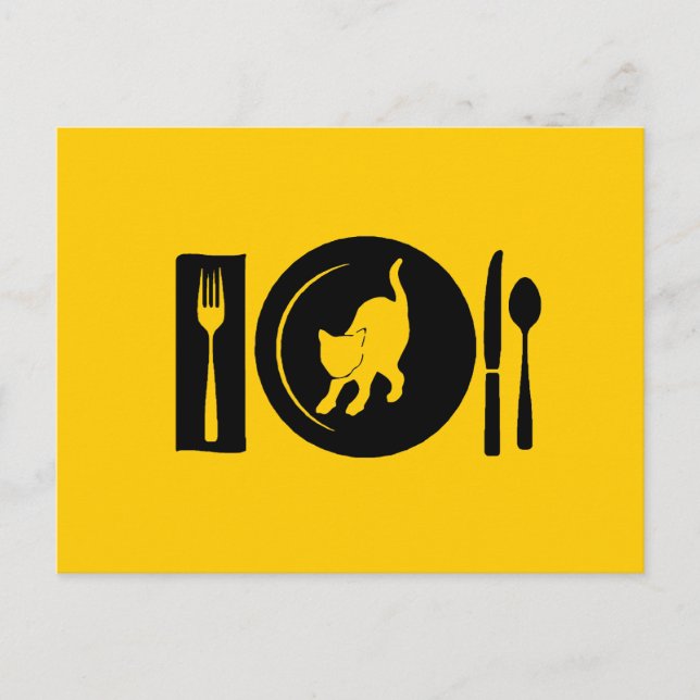 Jag äter ... vykort (Framsida)