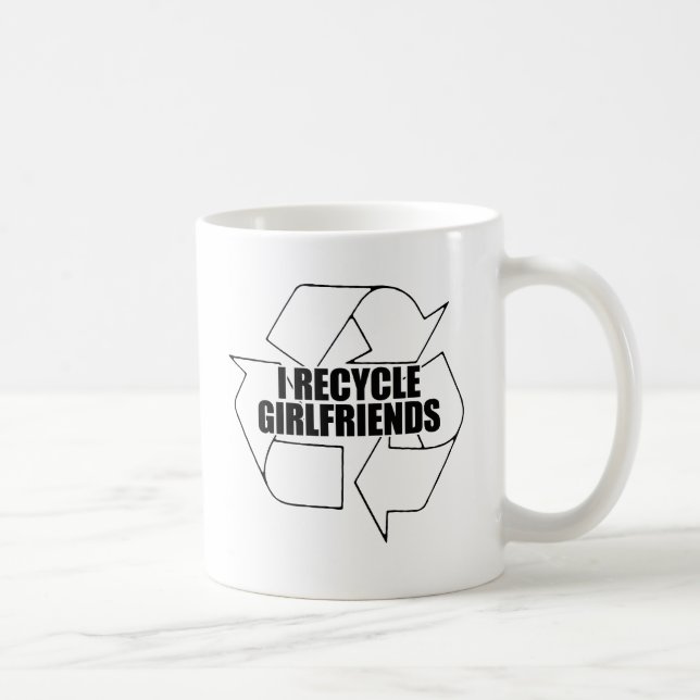 Jag återanvänder flickvänner kaffemugg (Höger)