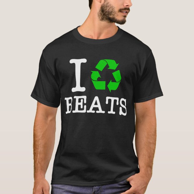 Jag återanvänder takter tee shirt (Framsida)