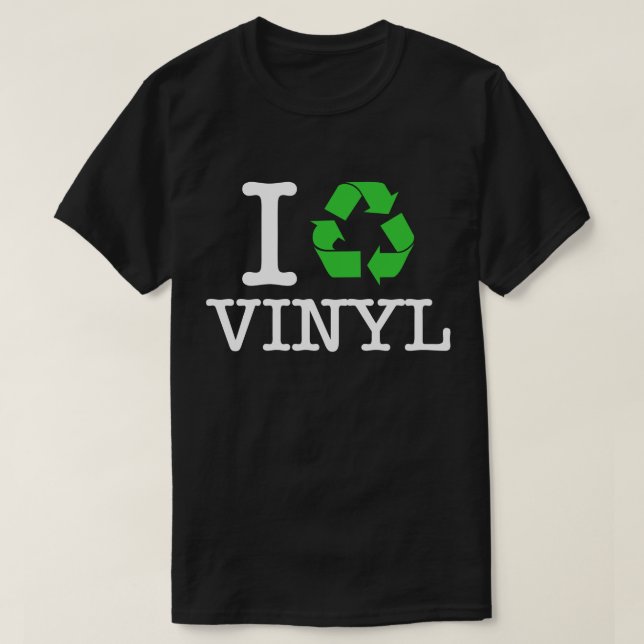 Jag återanvänder vinyl t-shirt (Design framsida)