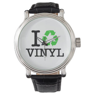 Jag Återvinner Vinyl Armbandsur