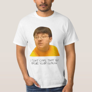 Jag att bry sig inte att du fattigt ditt armbågar t shirt
