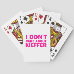 Jag att bry sig inte om Kieffer! Kortlek