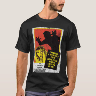Jag att gifta sig en werewolf från outerspace t-shirt