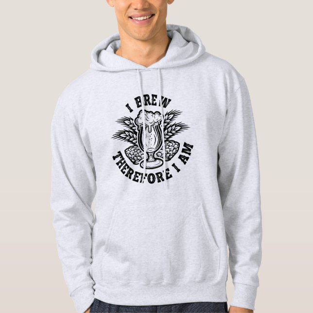 Jag avbryter därför hoodie (Framsida)