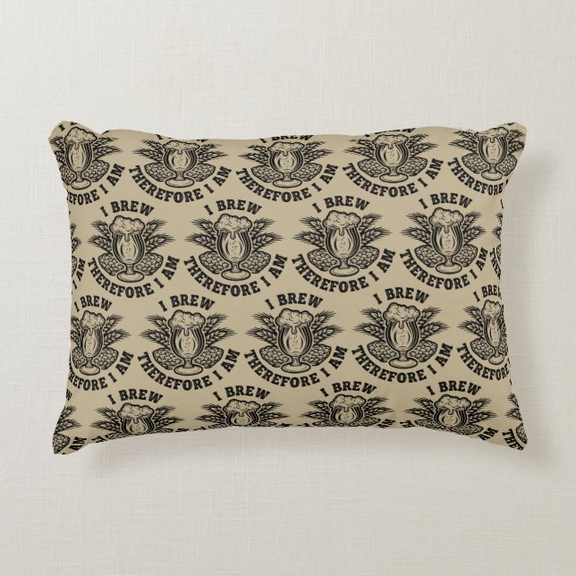 Jag avbryter därför prydnadskudde (Framsidan)