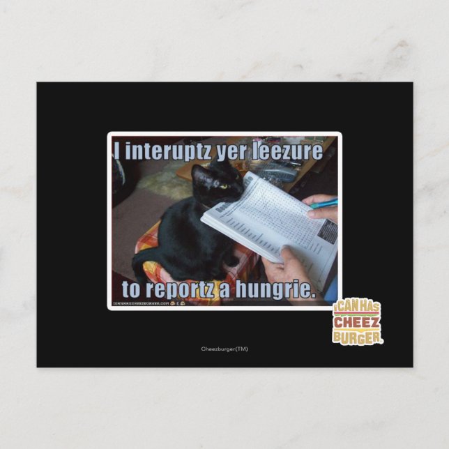 Jag avbryter er Leezure Vykort (Framsida)