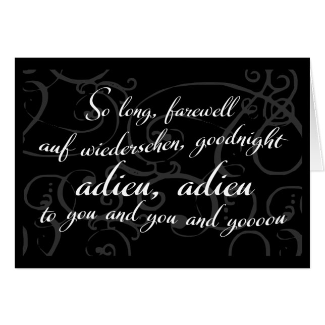 Jag avslutade kortet hälsningskort (Framsidan Horizontal)