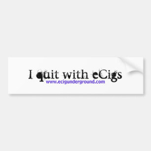 Jag avslutade med eCigs - bildekal
