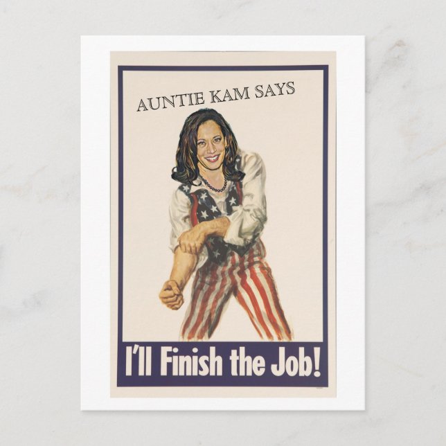 Jag Avslutar jobbet! Vykort (Framsida)