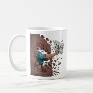 Jag avslutar kaffemugg