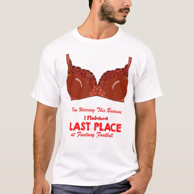 Jag avslutat förra ställe vid Fantasy Football T Shirt (Framsida)