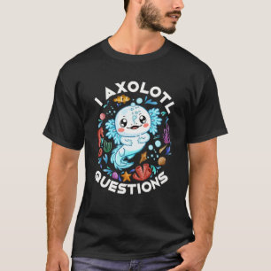 Jag Axolotl Älskare Boy. T Shirt