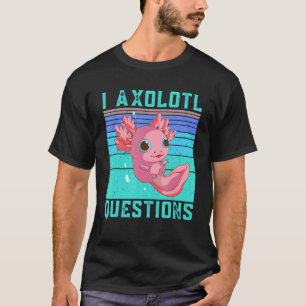 Jag Axolotl Frågar Axolotl Retro Vintage Kids T Shirt