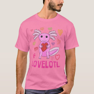 Jag Axolotl Frågar Kids Salamander Plush Funny Cu T Shirt