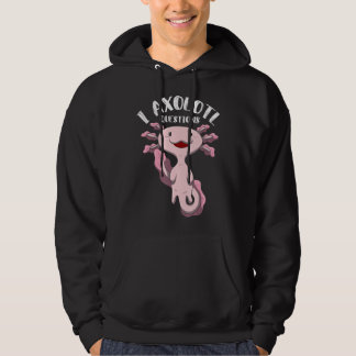 Jag Axolotl frågar Puns Kids Barn Hoodie