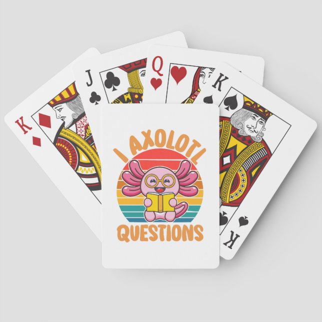 Jag Axolotl Frågor Casinokort (Baksidan)
