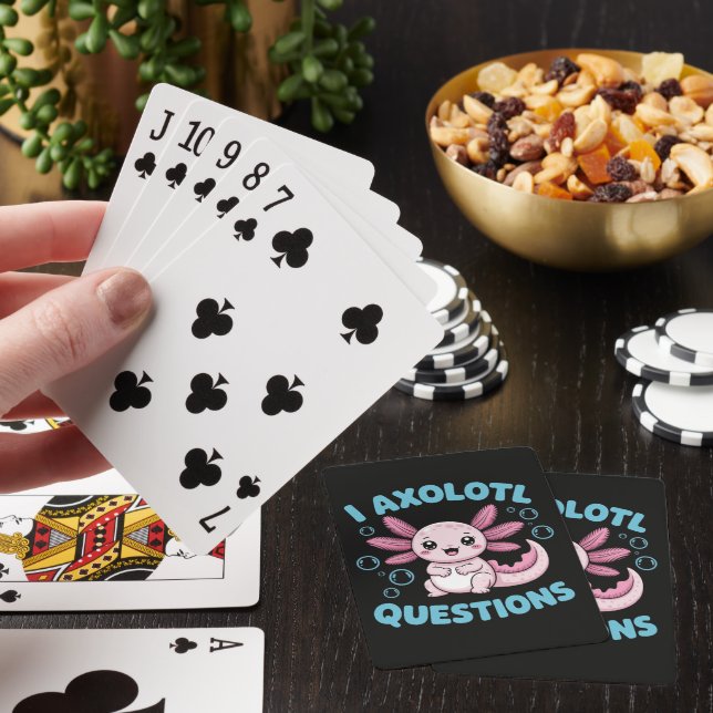 Jag Axolotl Frågor Casinokort (På plats)