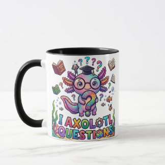 Jag Axolotl Frågor Examen present - Rolig Existent Mugg