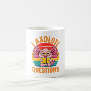 Jag Axolotl Frågor Kaffemugg
