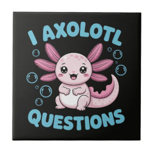 Jag Axolotl Frågor Kakelplatta