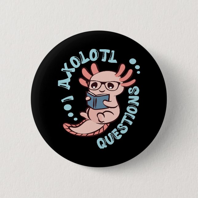 Jag Axolotl Frågor Knapp (Framsida)