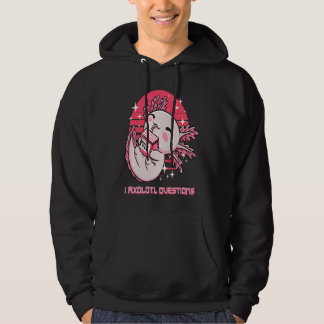 Jag Axolotl Frågor Salamander Skämt Amfibier Tr Hoodie