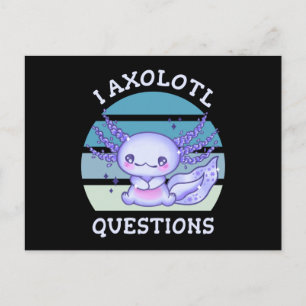 Jag axolotl frågor vykort