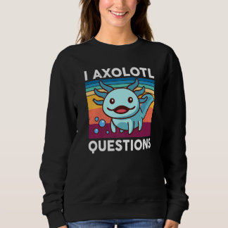 Jag Axolotl ifrågasätter Kids Cute Axolotl Funny R T Shirt
