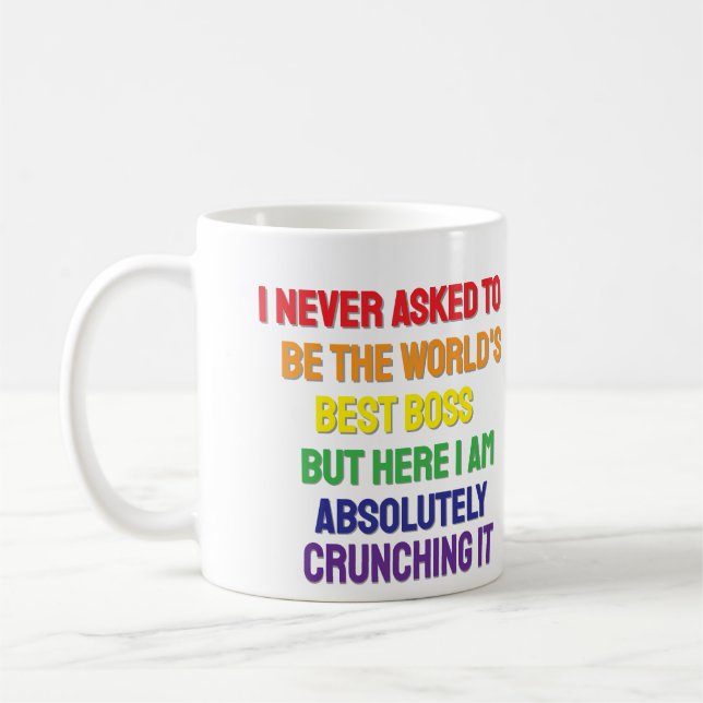 Jag bad aldrig om att bli världens bästa kaffe i C Kaffemugg (Vänster)