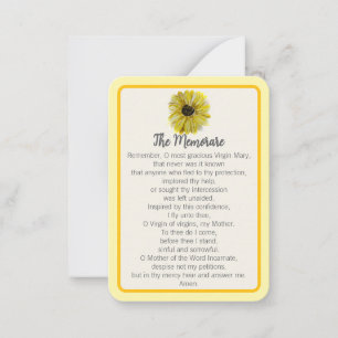 "Jag bad för dig idag" Memorare Notecard Anteckningskort