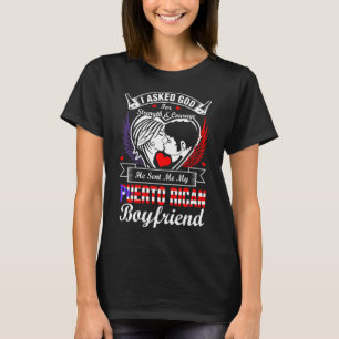 Jag bad Gud om Puerto Rican Boykompis T Shirt