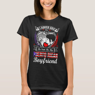 Jag bad Gud om Puerto Rican Boykompis T Shirt