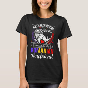 Jag bad Gud om rumänsk Boykompis T Shirt