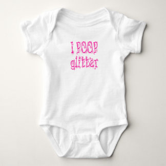 Jag bajsar glitter rosa t shirt