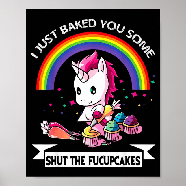 Jag Bakade Just Nu Lite Stäng Käftpajer Åt Dig  Poster (Framsidan)
