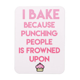 Jag bakar! Funny Baking Quote Magnet