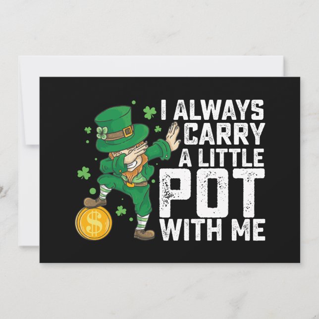 Jag bär alltid med mig St Patrick's Inbjudningar (Framsida)