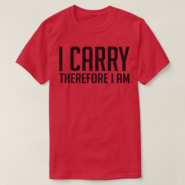 Jag bär därför t shirt (Design framsida)